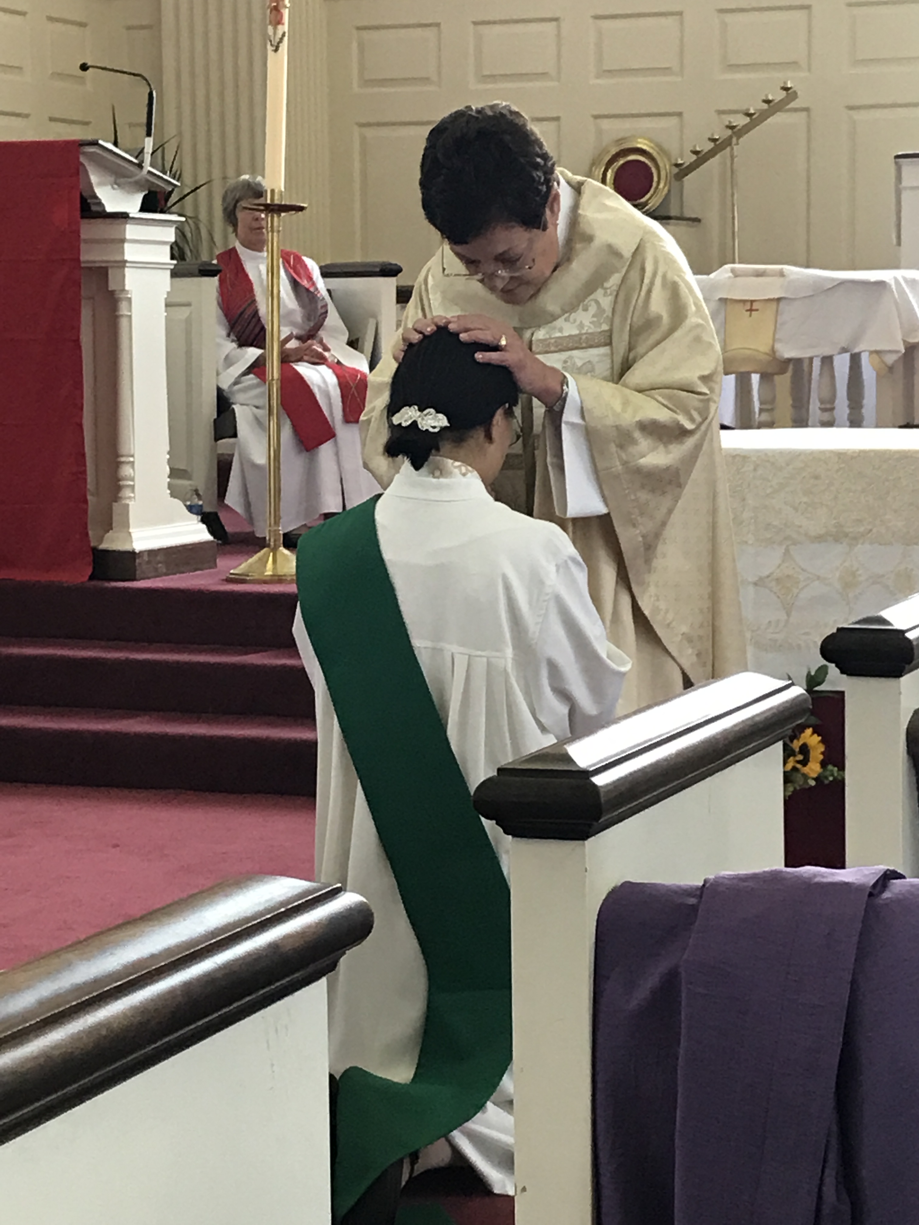 laying of hands-andrea